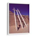Escalera en el pueblo de Acoma en Arizona - PMOB | Cuadro decorativo de Canvas Lab