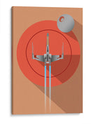 Orange Star Wars | Cuadro decorativo de Canvas Lab