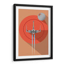 Orange Star Wars | Cuadro decorativo de Canvas Lab