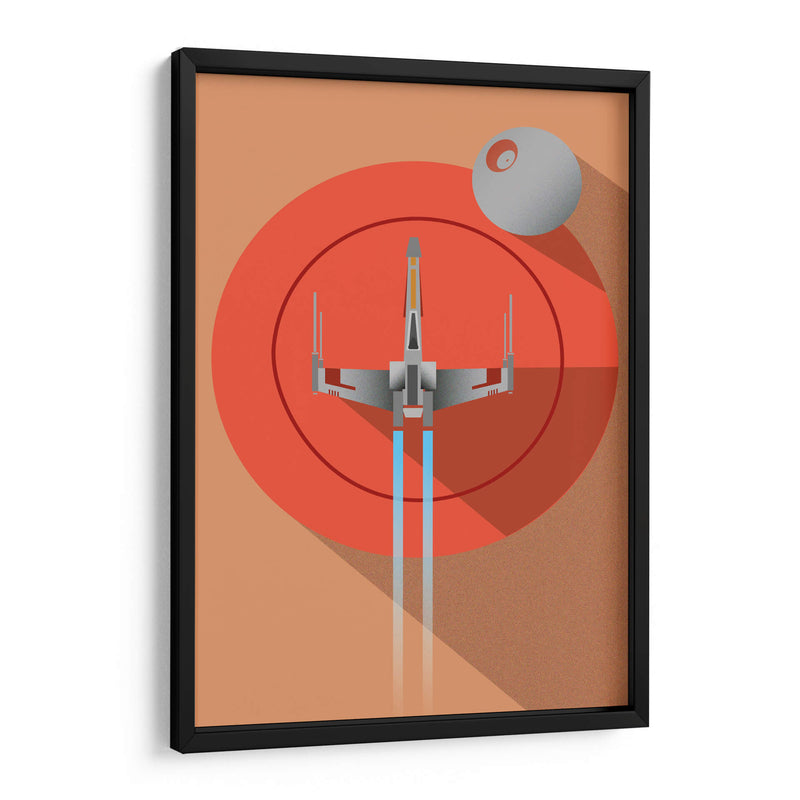 Orange Star Wars | Cuadro decorativo de Canvas Lab