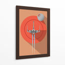 Orange Star Wars | Cuadro decorativo de Canvas Lab