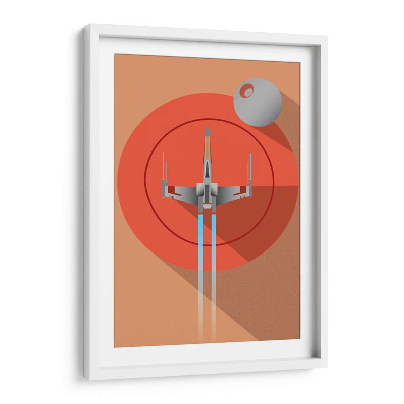 Orange Star Wars | Cuadro decorativo de Canvas Lab