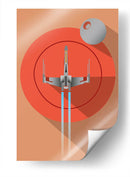 Orange Star Wars | Cuadro decorativo de Canvas Lab