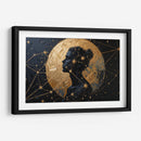 Mujer, Luna Dorada - Carlos Franken | Cuadro decorativo de Canvas Lab