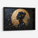 Mujer, Luna Dorada - Carlos Franken | Cuadro decorativo de Canvas Lab