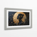 Mujer, Luna Dorada - Carlos Franken | Cuadro decorativo de Canvas Lab