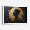 Mujer, Luna Dorada - Carlos Franken | Cuadro decorativo de Canvas Lab