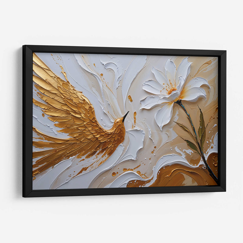 Colibrí Dorado - Carlos Franken | Cuadro decorativo de Canvas Lab