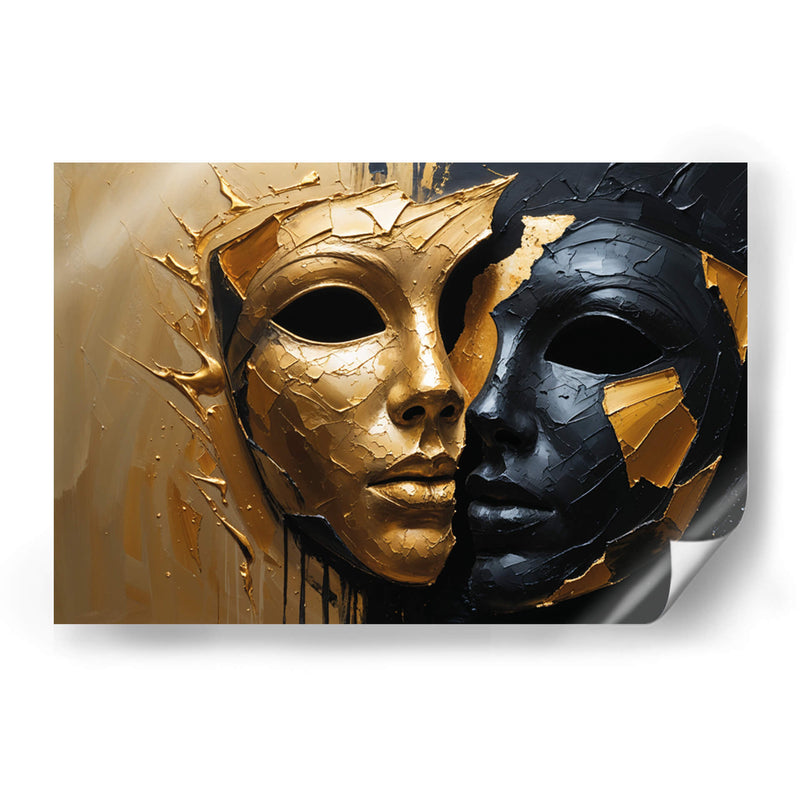 Bajo la Máscara - Carlos Franken | Cuadro decorativo de Canvas Lab