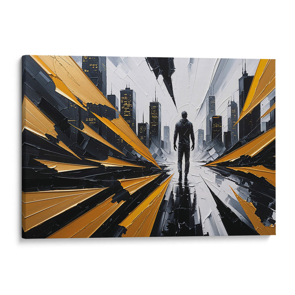 La Ciudad Sombría - Carlos Franken | Cuadro decorativo de Canvas Lab