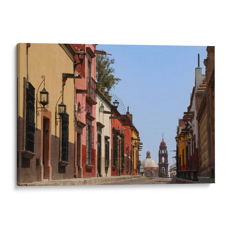 Coloridas calles en San Miguel de Allende - Luis Rodrigo Magaña Andrade | Cuadro decorativo de Canvas Lab