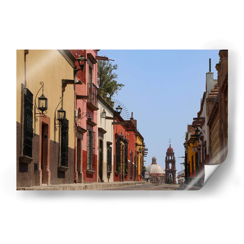 Coloridas calles en San Miguel de Allende - Luis Rodrigo Magaña Andrade | Cuadro decorativo de Canvas Lab