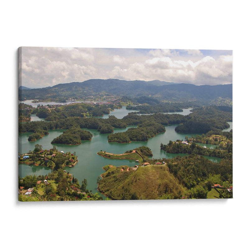 Vista desde la Piedra del Peñol en Guatapé - Luis Rodrigo Magaña Andrade | Cuadro decorativo de Canvas Lab