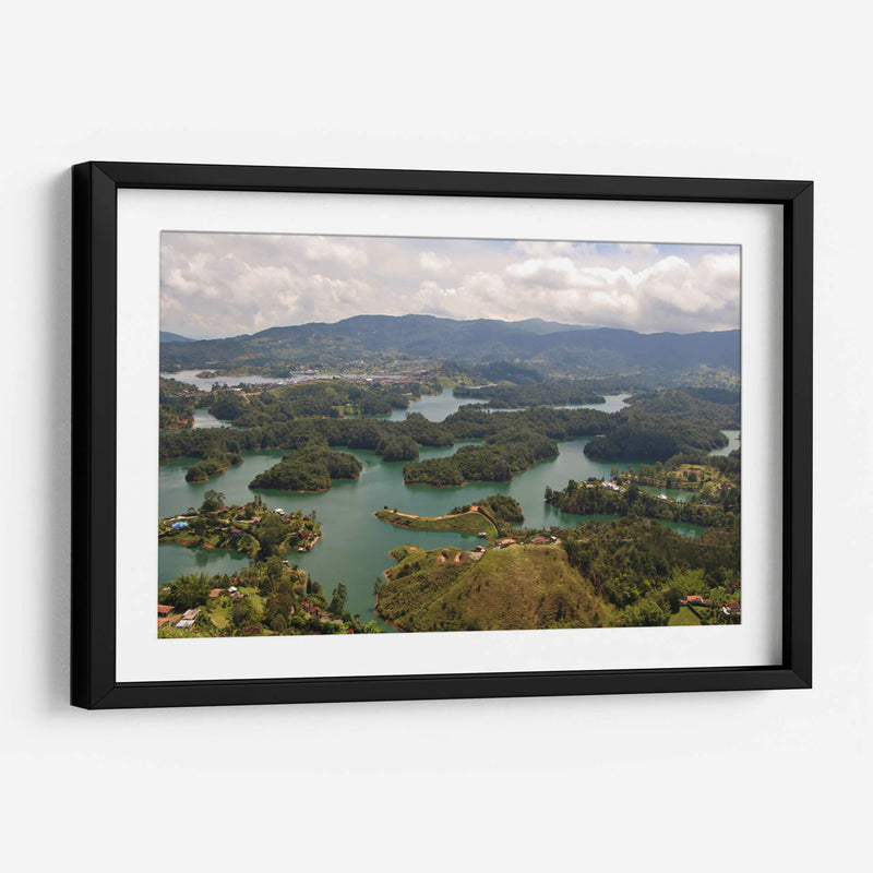 Vista desde la Piedra del Peñol en Guatapé - Luis Rodrigo Magaña Andrade | Cuadro decorativo de Canvas Lab