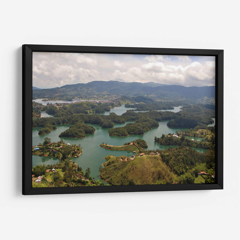 Vista desde la Piedra del Peñol en Guatapé - Luis Rodrigo Magaña Andrade | Cuadro decorativo de Canvas Lab