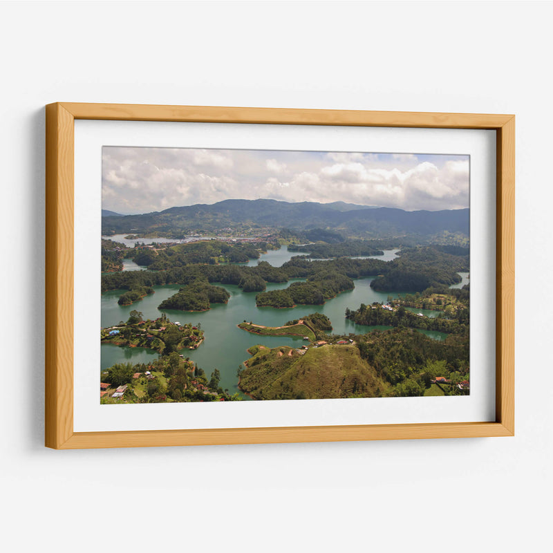 Vista desde la Piedra del Peñol en Guatapé - Luis Rodrigo Magaña Andrade | Cuadro decorativo de Canvas Lab