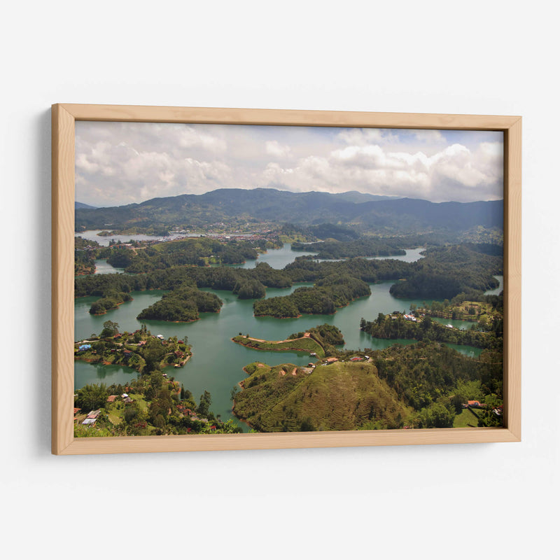 Vista desde la Piedra del Peñol en Guatapé - Luis Rodrigo Magaña Andrade | Cuadro decorativo de Canvas Lab