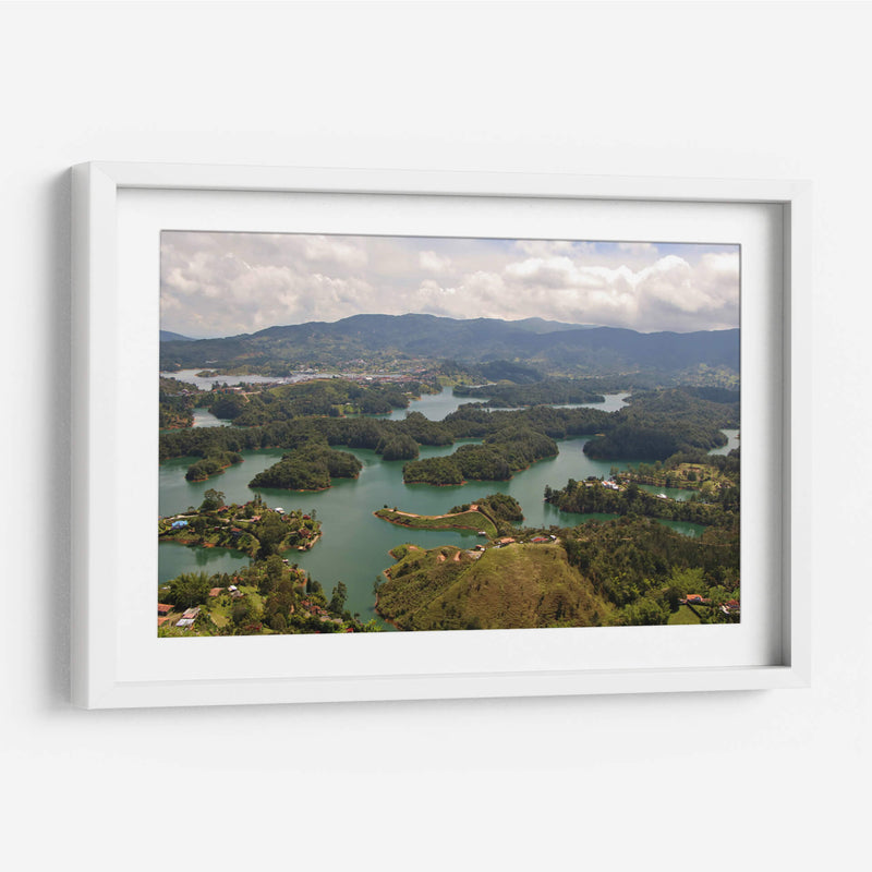 Vista desde la Piedra del Peñol en Guatapé - Luis Rodrigo Magaña Andrade | Cuadro decorativo de Canvas Lab