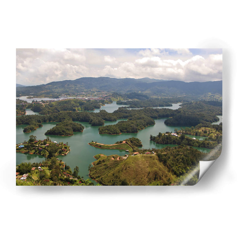 Vista desde la Piedra del Peñol en Guatapé - Luis Rodrigo Magaña Andrade | Cuadro decorativo de Canvas Lab