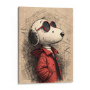 Retrato Snoopy - KaleidoArt Creations | Cuadro decorativo de Canvas Lab
