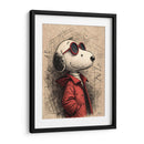 Retrato Snoopy - KaleidoArt Creations | Cuadro decorativo de Canvas Lab