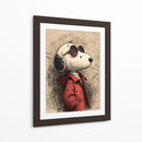 Retrato Snoopy - KaleidoArt Creations | Cuadro decorativo de Canvas Lab