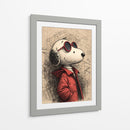 Retrato Snoopy - KaleidoArt Creations | Cuadro decorativo de Canvas Lab