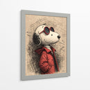 Retrato Snoopy - KaleidoArt Creations | Cuadro decorativo de Canvas Lab