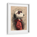 Retrato Snoopy - KaleidoArt Creations | Cuadro decorativo de Canvas Lab