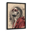 Retrato Kurt Cobain - KaleidoArt Creations | Cuadro decorativo de Canvas Lab