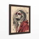 Retrato Kurt Cobain - KaleidoArt Creations | Cuadro decorativo de Canvas Lab