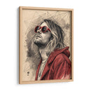 Retrato Kurt Cobain - KaleidoArt Creations | Cuadro decorativo de Canvas Lab