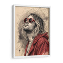 Retrato Kurt Cobain - KaleidoArt Creations | Cuadro decorativo de Canvas Lab