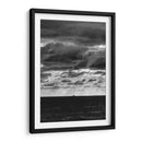 Barco en el horizonte de Vallarta Blanco y Negro - Dreamer Studio | Cuadro decorativo de Canvas Lab