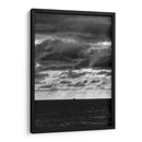 Barco en el horizonte de Vallarta Blanco y Negro - Dreamer Studio | Cuadro decorativo de Canvas Lab