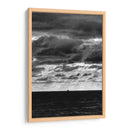 Barco en el horizonte de Vallarta Blanco y Negro - Dreamer Studio | Cuadro decorativo de Canvas Lab