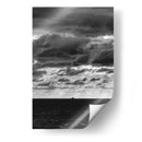 Barco en el horizonte de Vallarta Blanco y Negro - Dreamer Studio | Cuadro decorativo de Canvas Lab