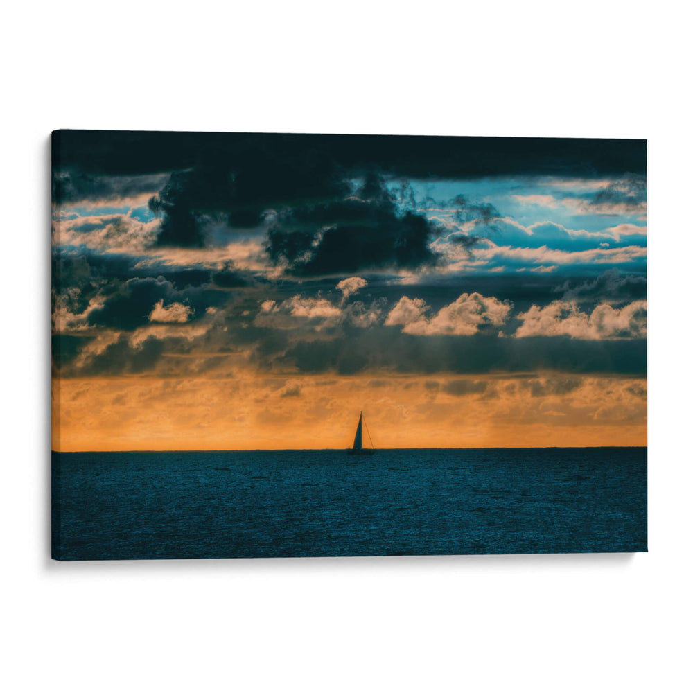 Barquito en el horizonte a color - Dreamer Studio | Cuadro decorativo de Canvas Lab