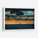 Barquito en el horizonte a color - Dreamer Studio | Cuadro decorativo de Canvas Lab