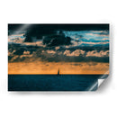 Barquito en el horizonte a color - Dreamer Studio | Cuadro decorativo de Canvas Lab