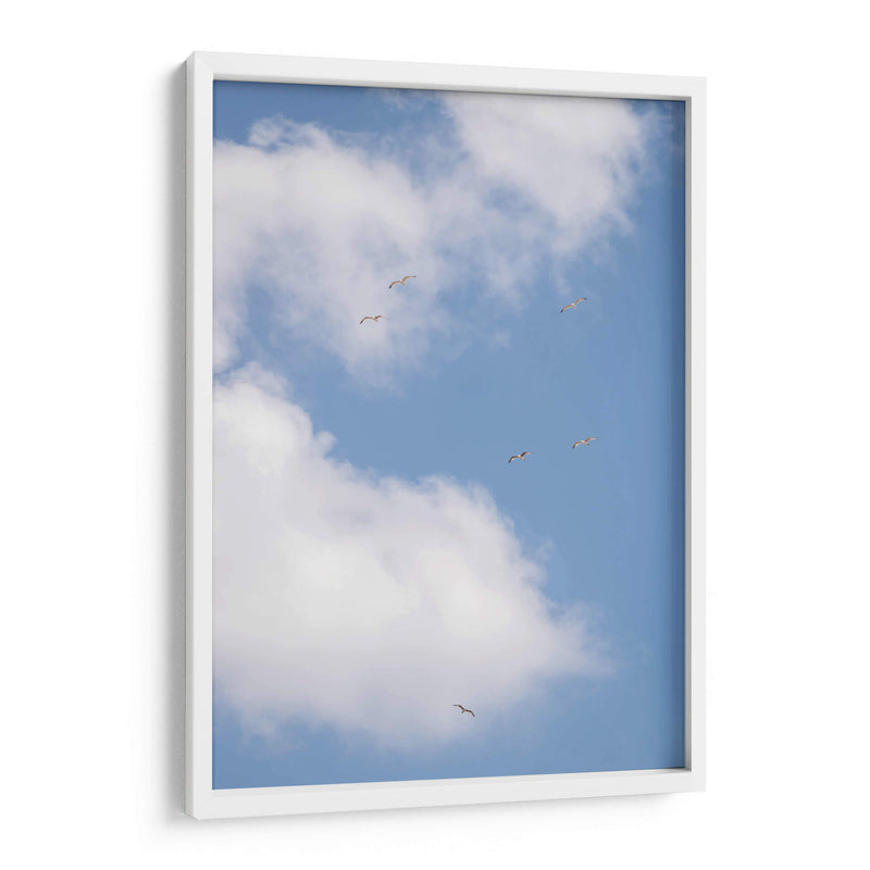 Pajaros en el Cielo - Wandering Pixels Co. | Cuadro decorativo de Canvas Lab