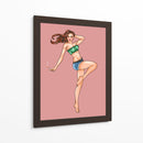Mujer con cigarrillo - Donaldo Meda  | Cuadro decorativo de Canvas Lab