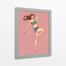 Mujer con cigarrillo - Donaldo Meda  | Cuadro decorativo de Canvas Lab