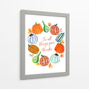 In all things give thanks - Rosana Laiz Blursbyai | Cuadro decorativo de Canvas Lab