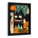 Paisaje nocturno juguetón - Treechild | Cuadro decorativo de Canvas Lab