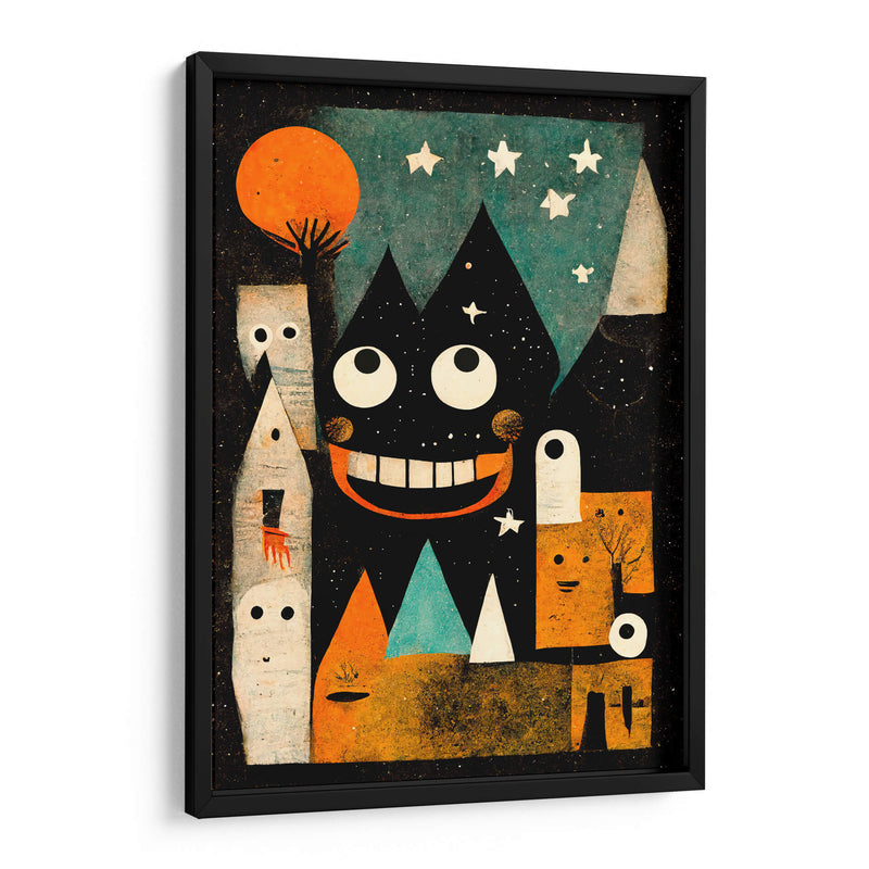 Paisaje nocturno juguetón - Treechild | Cuadro decorativo de Canvas Lab