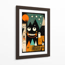 Paisaje nocturno juguetón - Treechild | Cuadro decorativo de Canvas Lab
