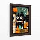 Paisaje nocturno juguetón - Treechild | Cuadro decorativo de Canvas Lab