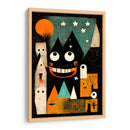 Paisaje nocturno juguetón - Treechild | Cuadro decorativo de Canvas Lab