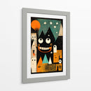 Paisaje nocturno juguetón - Treechild | Cuadro decorativo de Canvas Lab